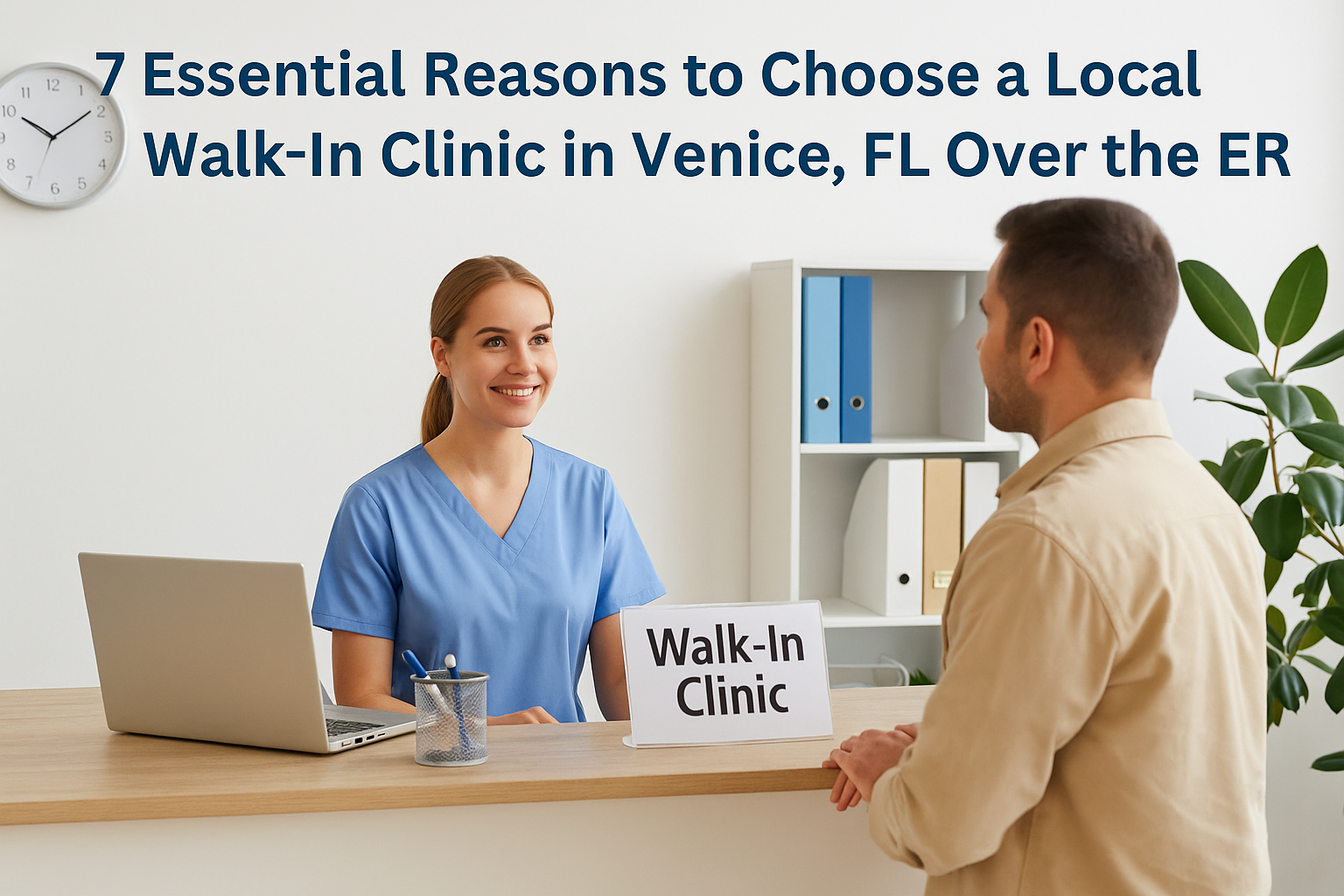 Read more about the article 7 Essential Reasons to Choose a Local Walk-In Clinic in Venice, FL Over the ER